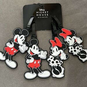 Disney Mickey And Minnie Mouse Bag Tags